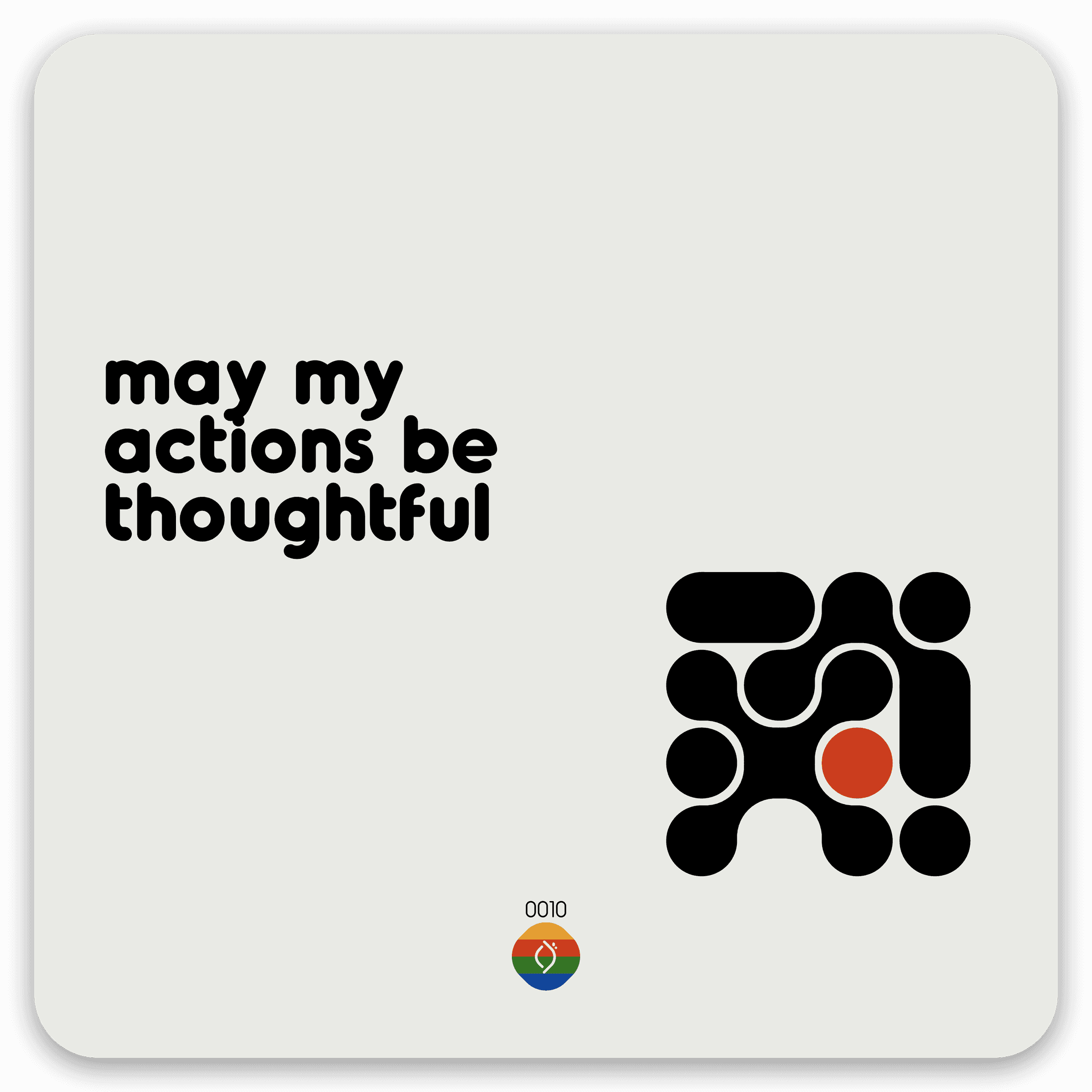 may my actions be thoughtful