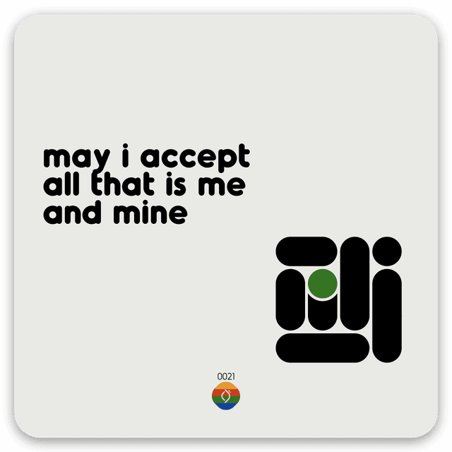 may i accept all that is me and mine