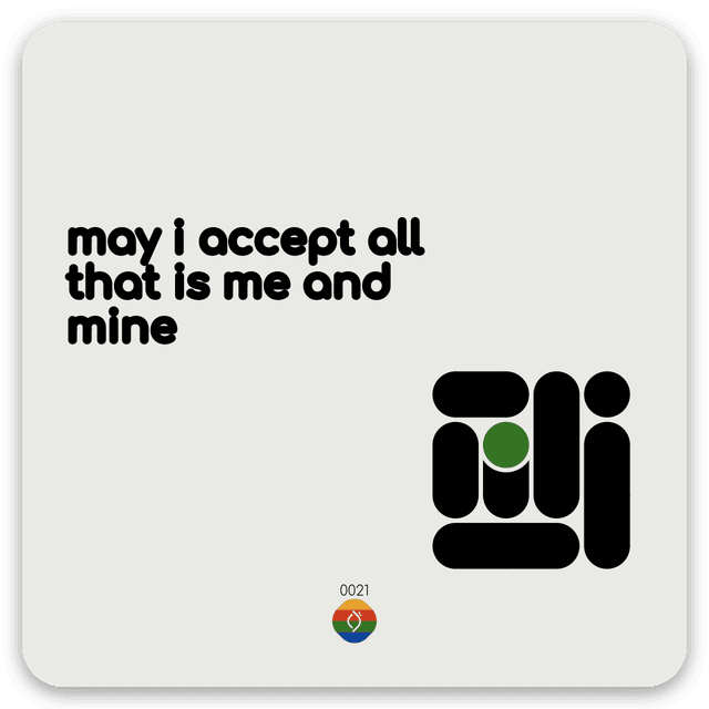 may i accept all that is me and mine