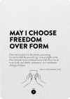 Cover Image for May I choose freedom over form
